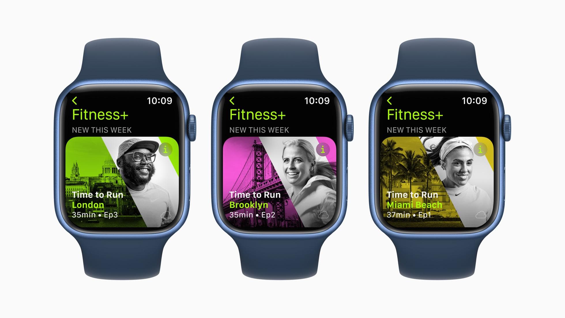 È possibile selezionare un allenamento Time to Walk o Time to Run direttamente dall'Apple Watch.